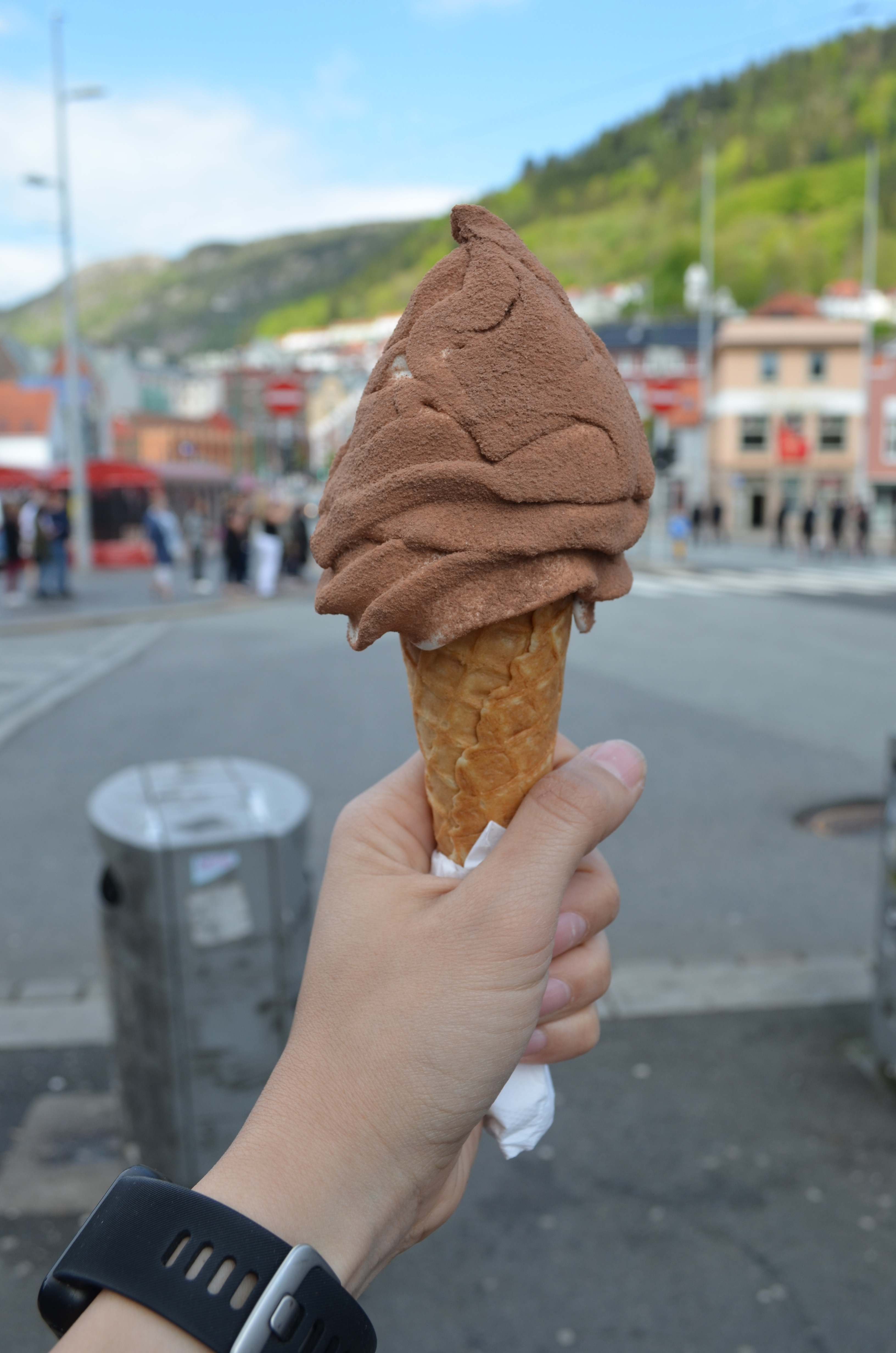 Close-up of Delicious Norway Soft Serve