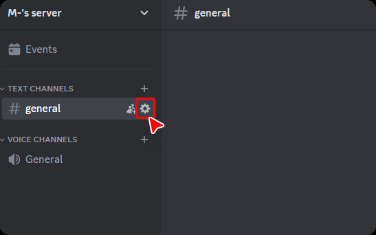 accessing server settings in Discord