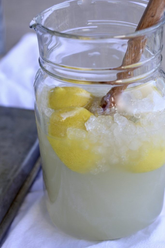 Serving Lemonade with Plenty of Ice