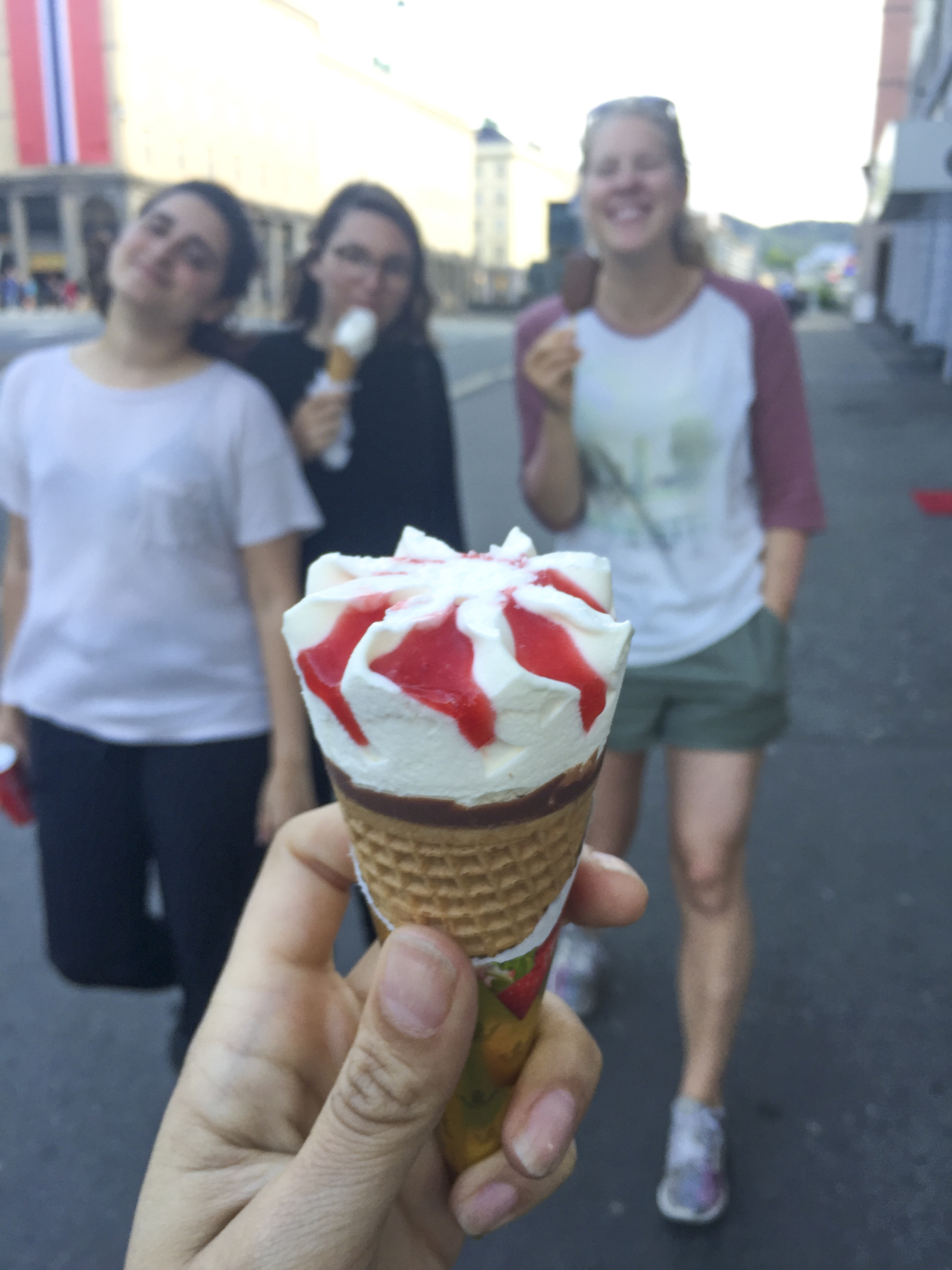 Krone-is, a Popular Packaged Ice Cream in Bergen, Norway