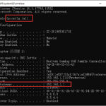run ipconfig all in CMD