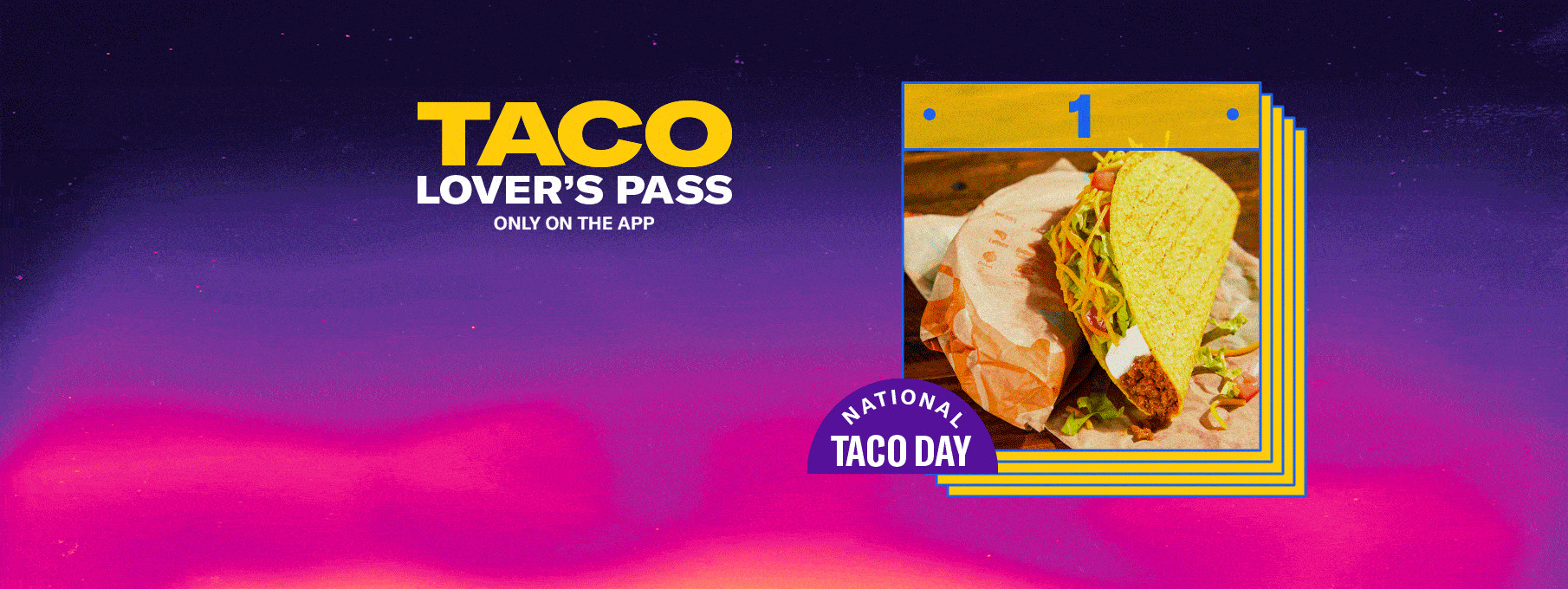 Taco Bell's Menu Board showcasing various lunch and dinner options