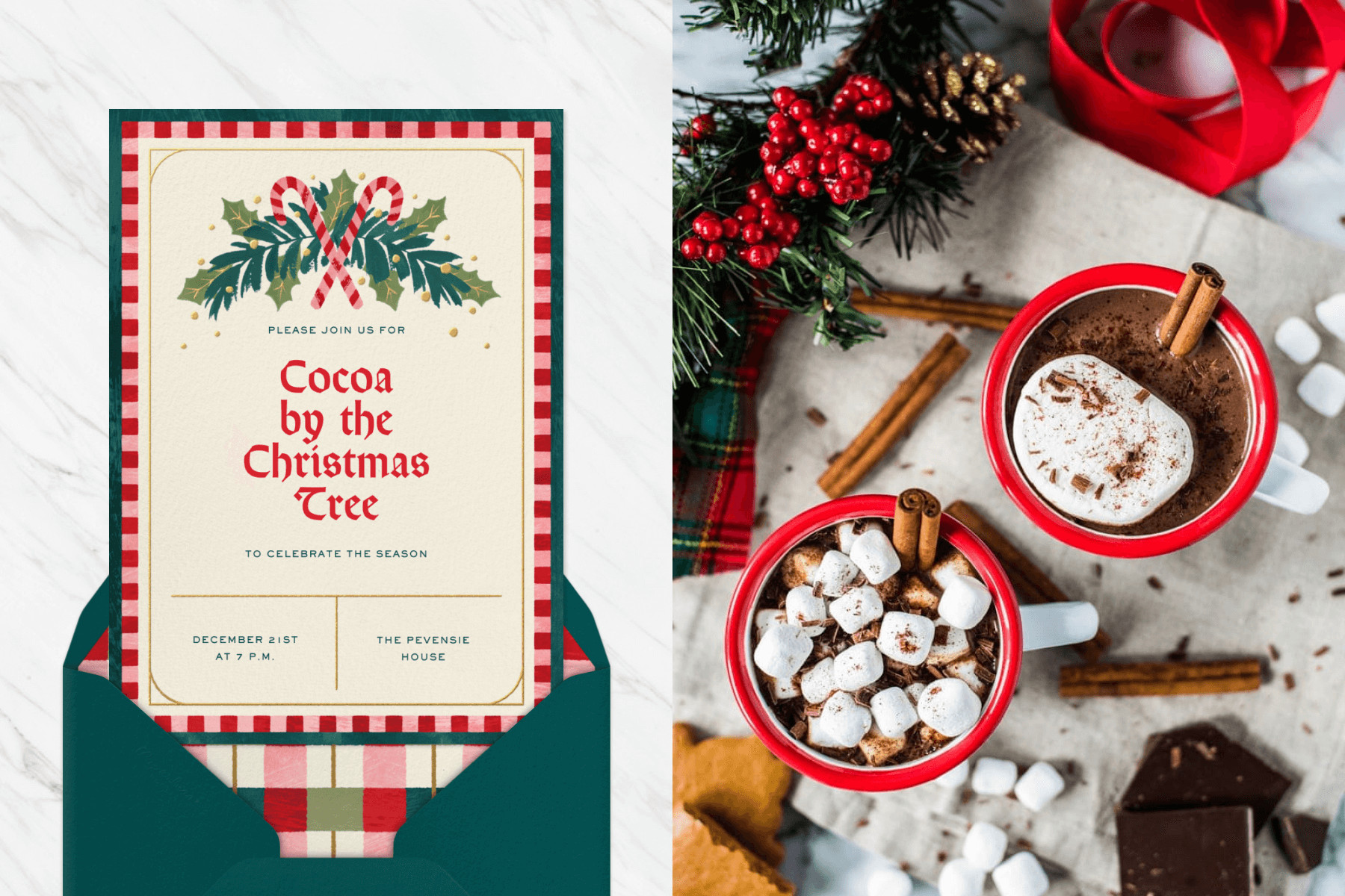 Christmas hot chocolate