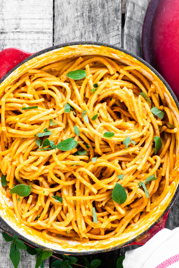 One-Pot Chipotle Pumpkin Pasta