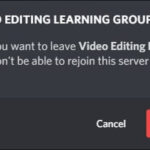 Leave Discord Server Confirm