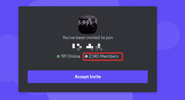 discord server card