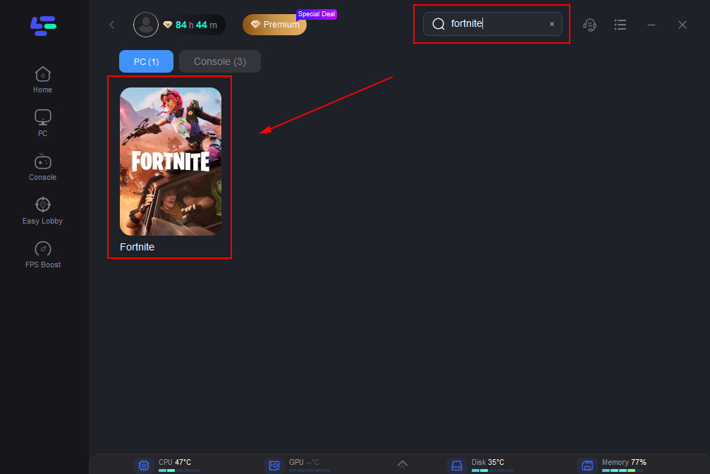 Play on the Easiest Server Fortnite