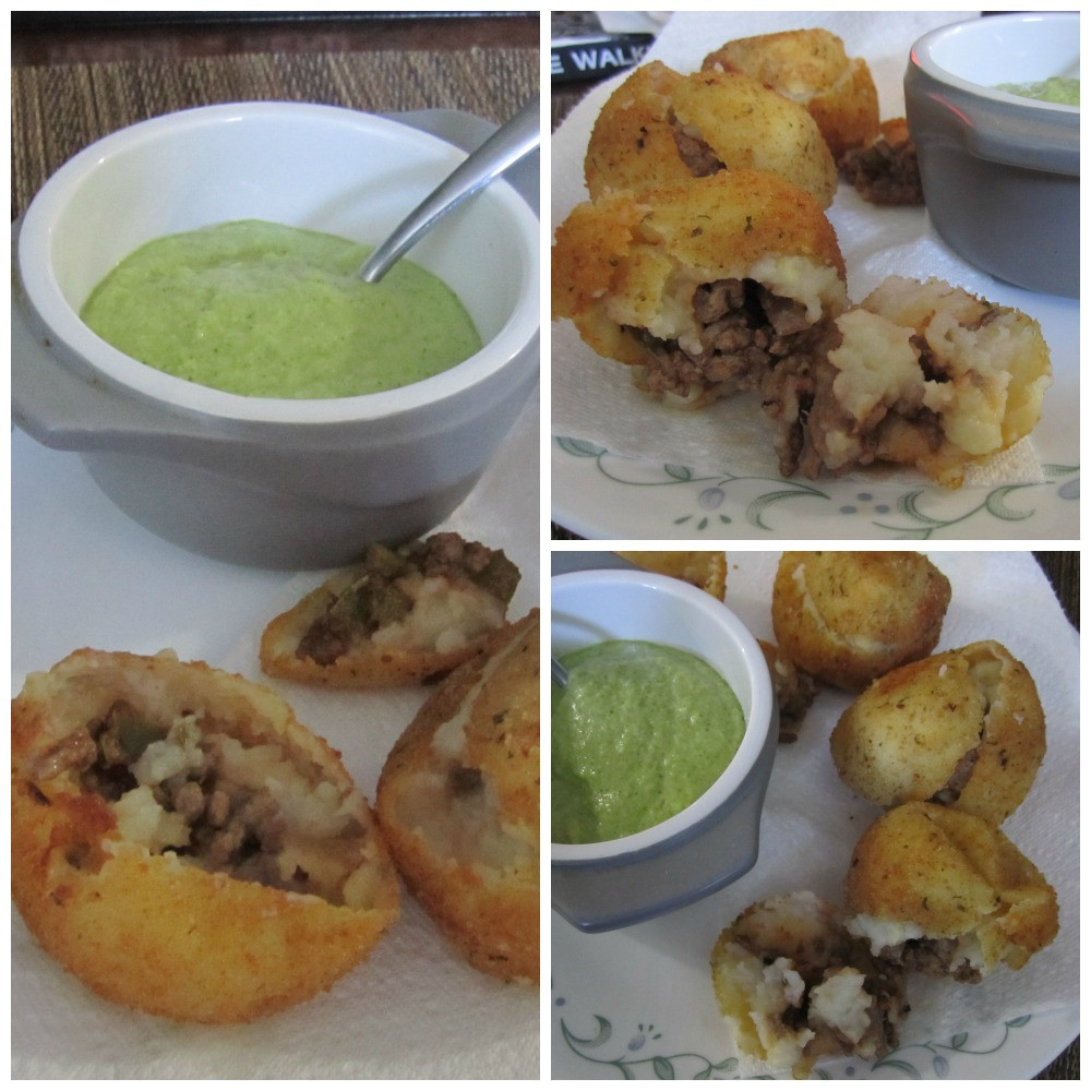Final version of cooked papas rellenas